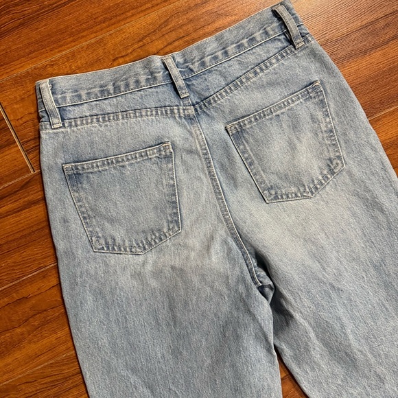 Oak + Fort wide leg high rise jeans size 29 organic cotton - Picture 12 of 13